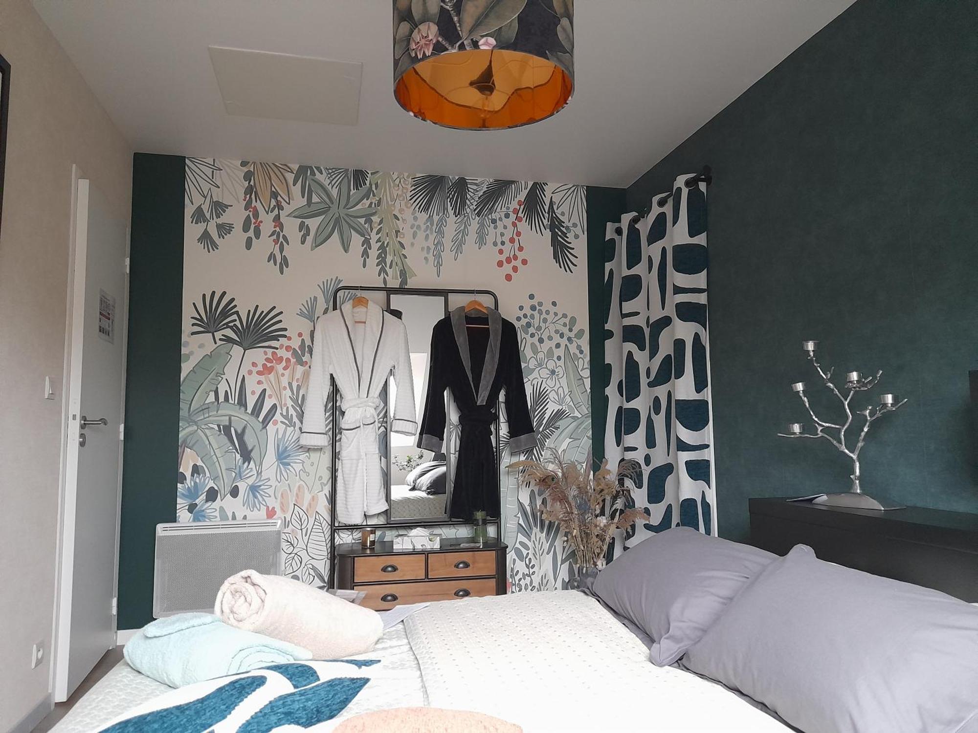 Chambre Dans Un Ecrin De Verdure Angrie Eksteriør billede